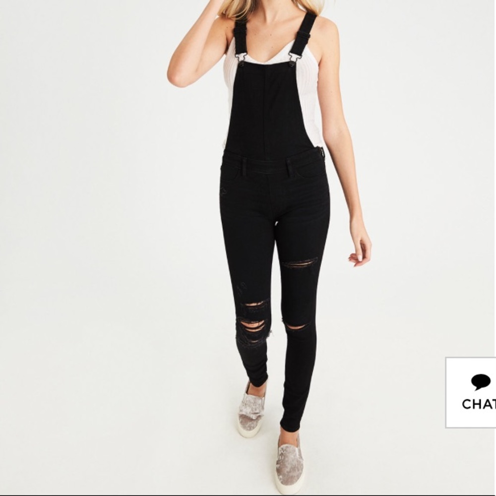 American Eagle Denim X Jegging Overalls